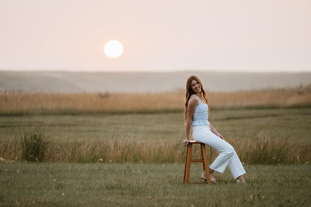 sunrise senior photos