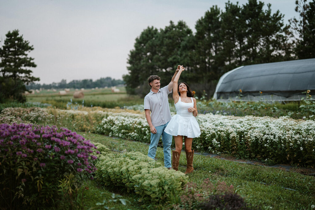 third day farms engagement photos