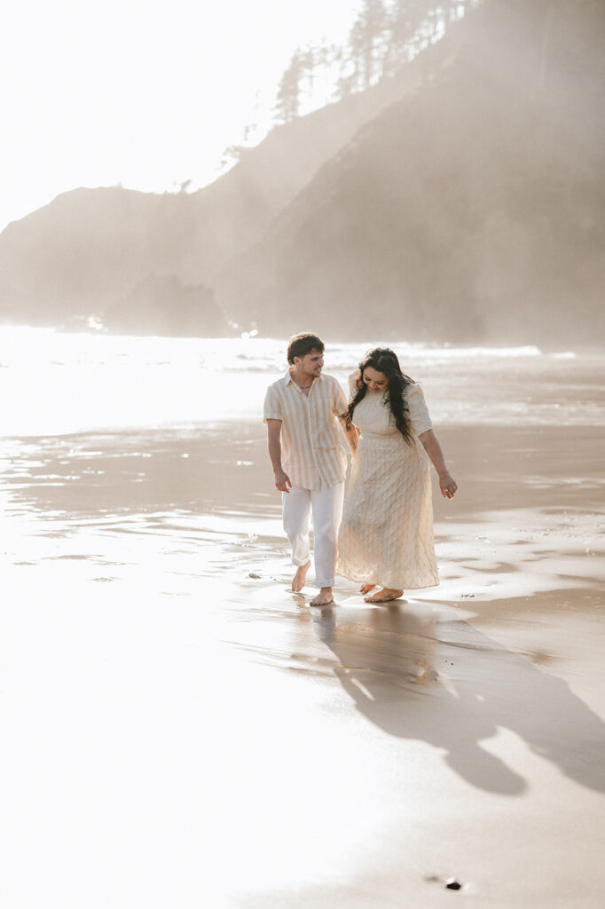 cannon beach engagement photos