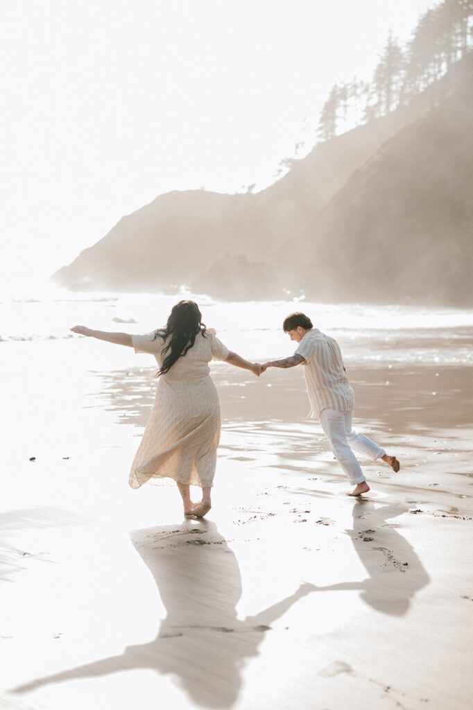 cannon beach engagement photos