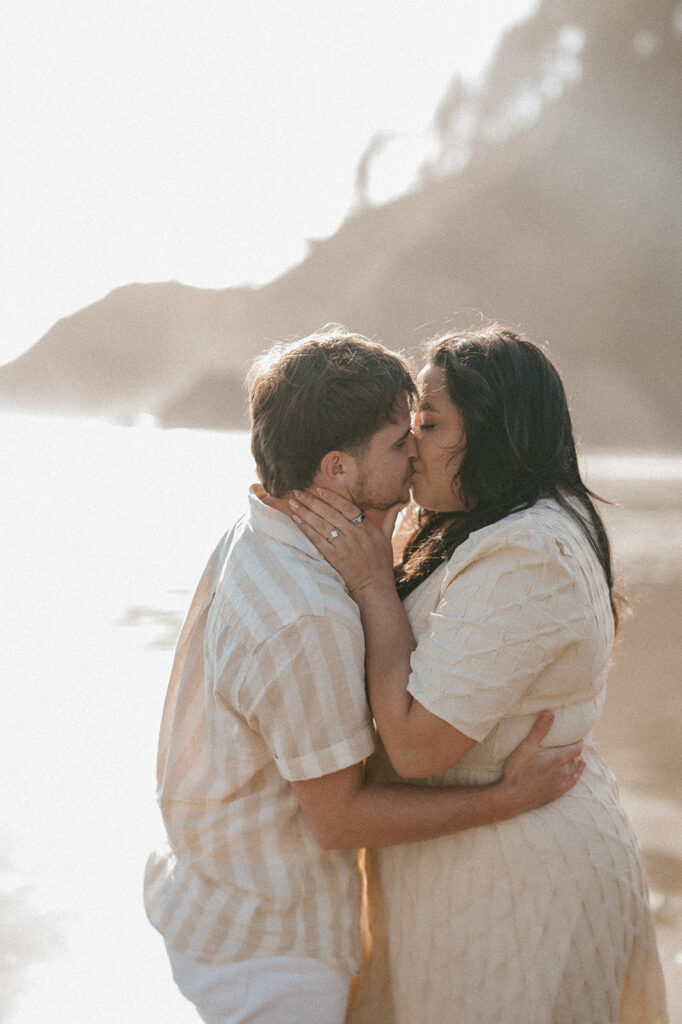 cannon beach engagement photos