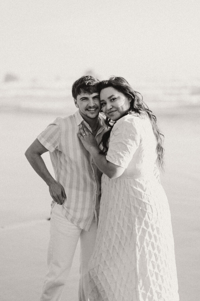 cannon beach engagement photos