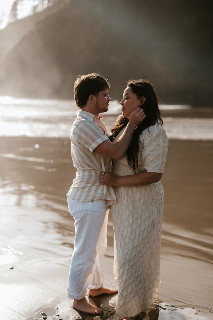 cannon beach engagement photos