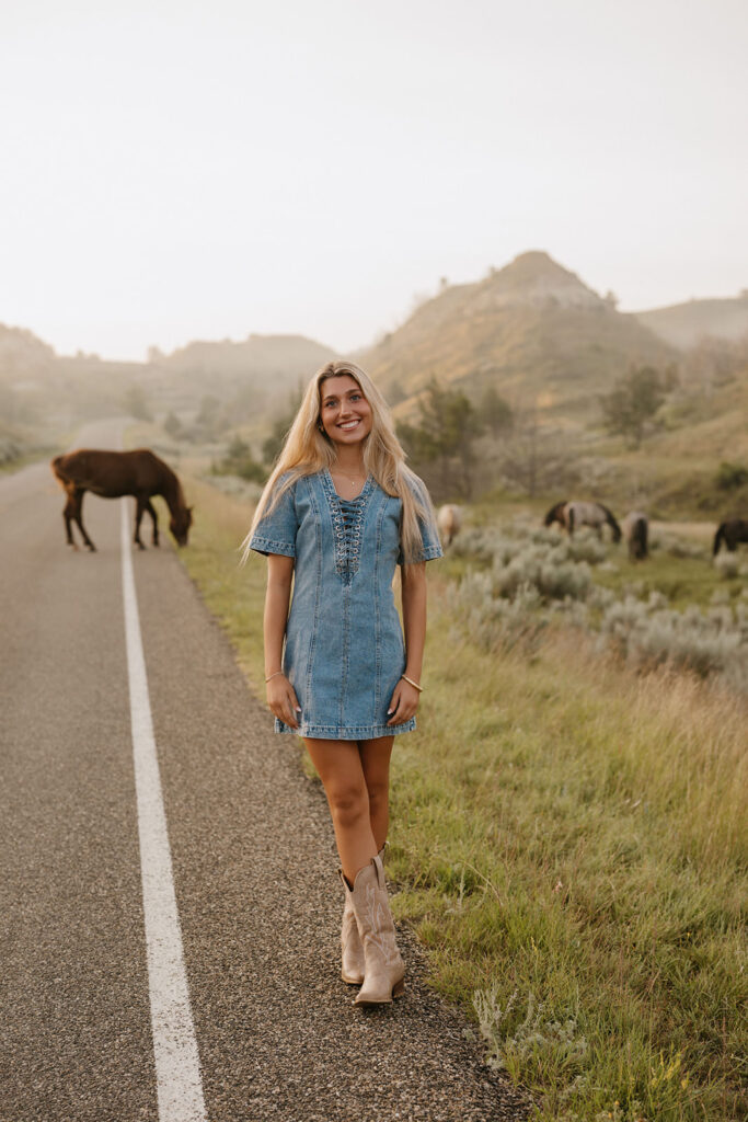 theodore roosevelt national park senior photos